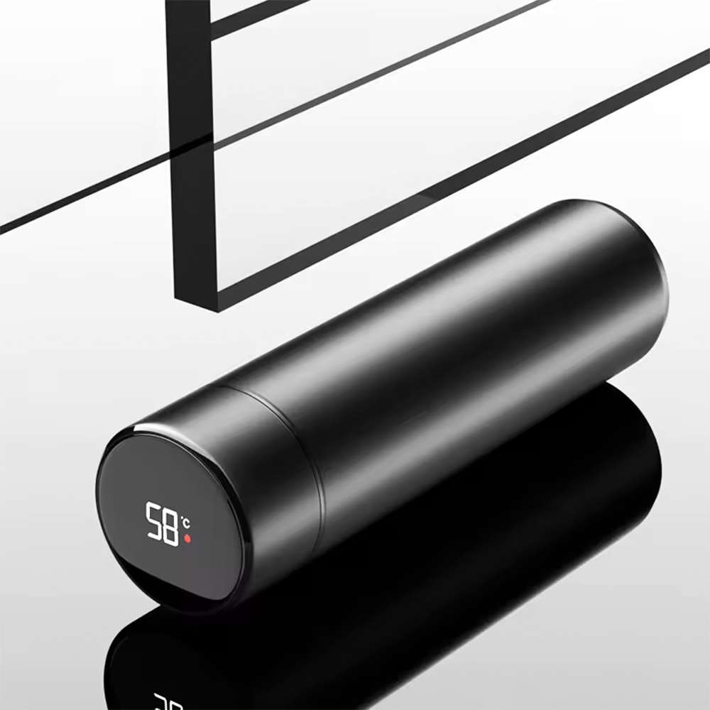 SMRTBASE Flask with LED Temperature Display