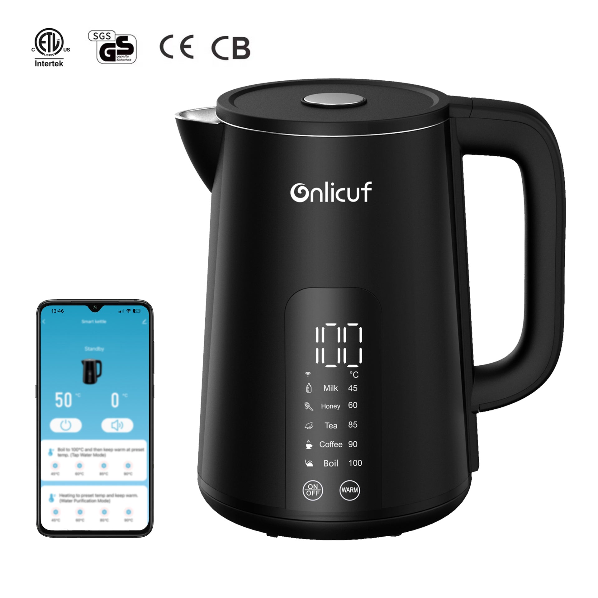SMRTBASE Kettle with WiFi Control